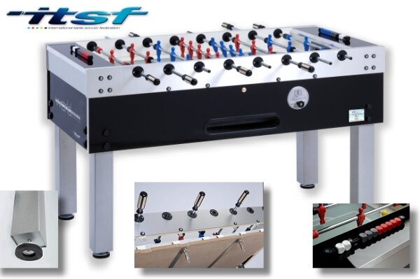 Tischkicker Kickertisch World Champion - offizieller Wettbewerbstisch + Münzung